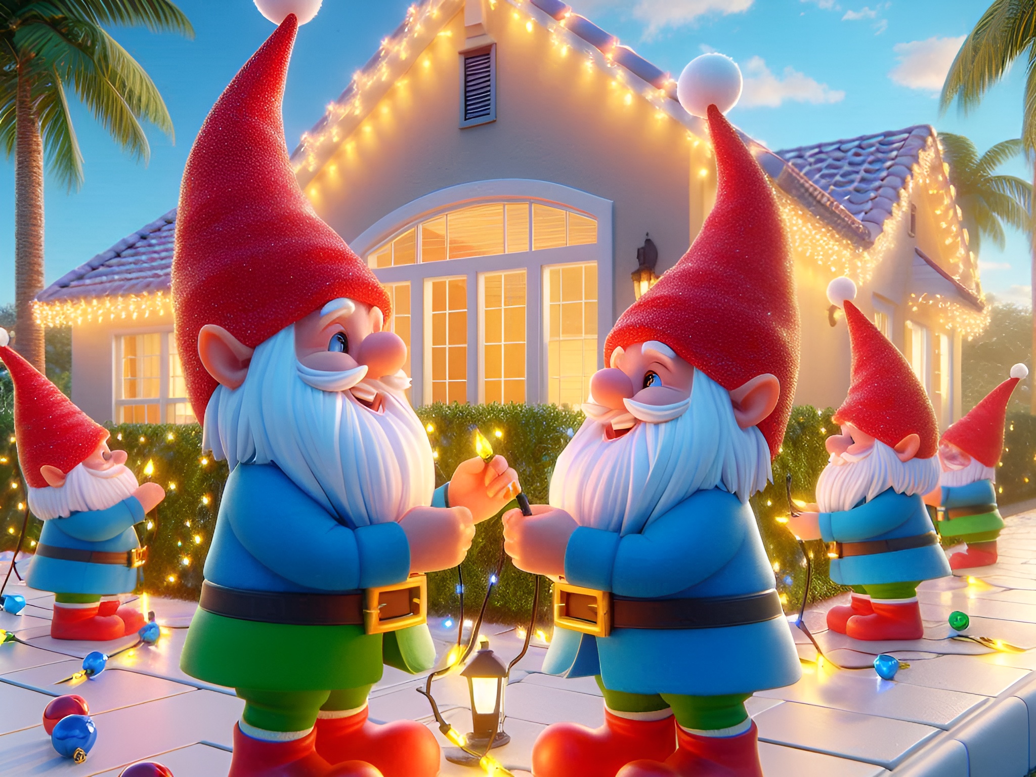 Beautiful Christmas lights display